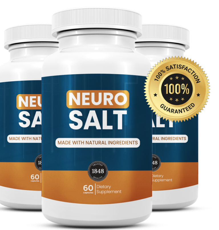 NeuroSalt bottle with guarantee seal